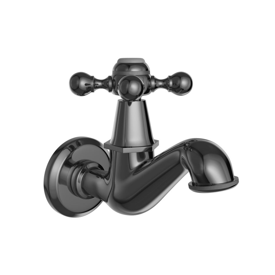 Jaquar Queens Bib Cock - Black Chrome