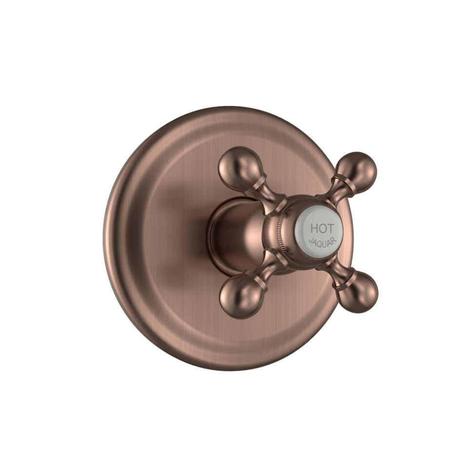 Jaquar Queens 4-Way Diverter for Concealed Fitting - Antique Copper