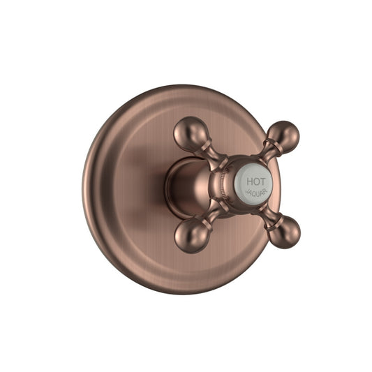 Jaquar Queens 4-Way Diverter for Concealed Fitting - Antique Copper