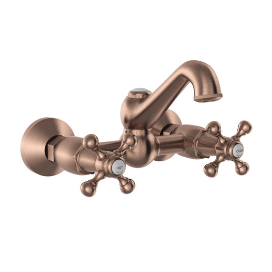 Jaquar Queens Sink Mixer - Antique Copper
