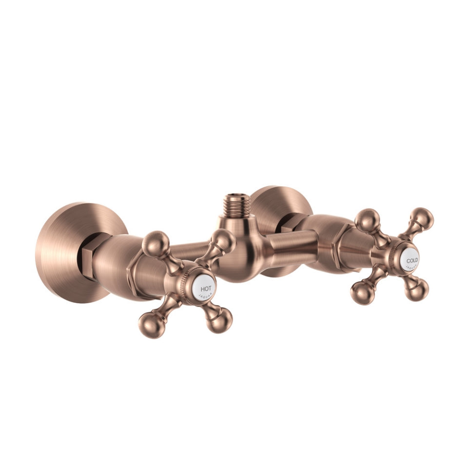 Jaquar Queens Shower Mixer for Shower Cubicles (Wall Mounted) - Antique Copper