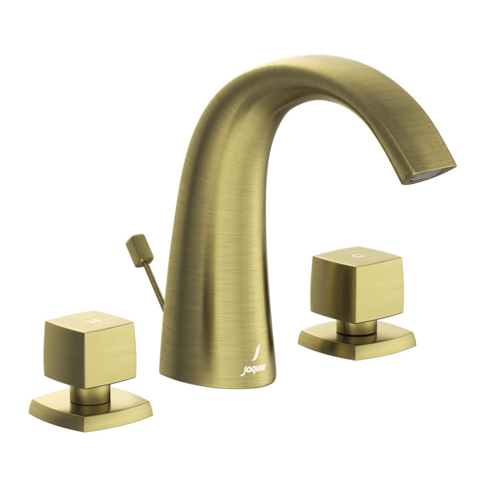 Jaquar 3-Hole Basin Mixer- Antique Bronze - Antique Bronze