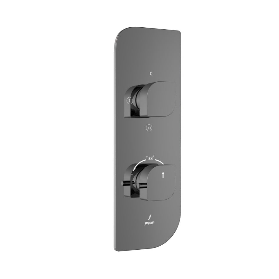 Jaquar Alive Aquamax Thermostatic Shower Mixer - Black Chrome