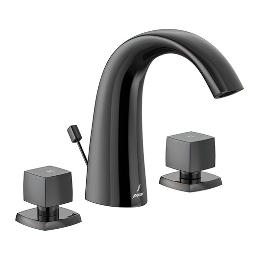 Jaquar 3-Hole Basin Mixer - Black Chrome