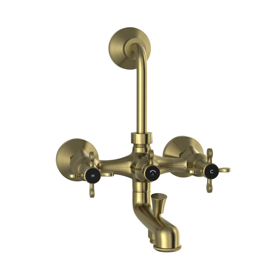 Jaquar Queens Prime Wall Mixer 3-in-1 System - Antique Bronze