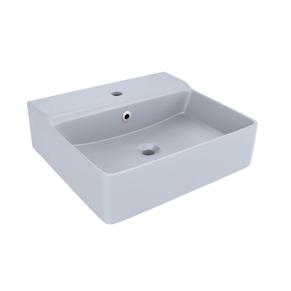 Jaquar Florentine Thin Rim Table Top Basin - Ice Blue Matt