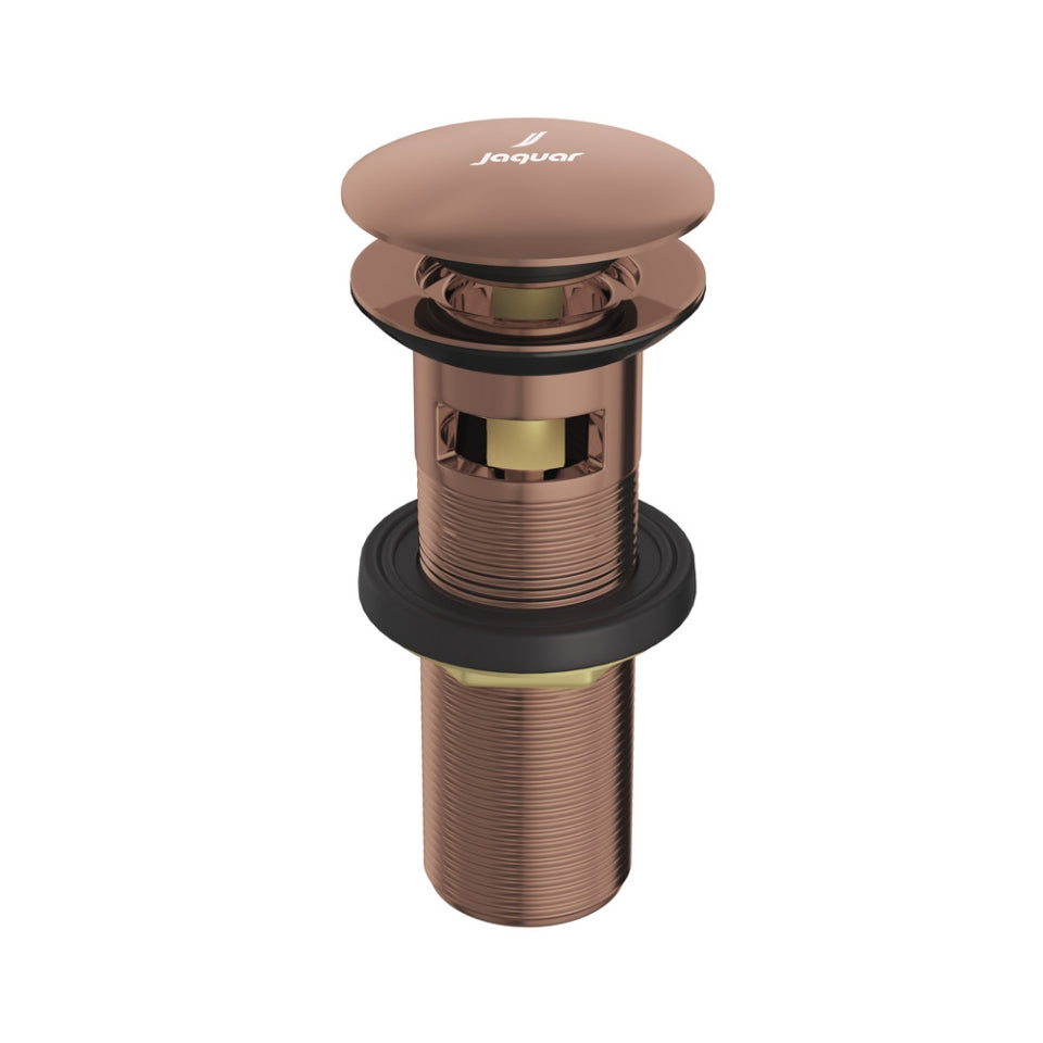 Jaquar Click Clack Waste - Blush Gold Bright PVD