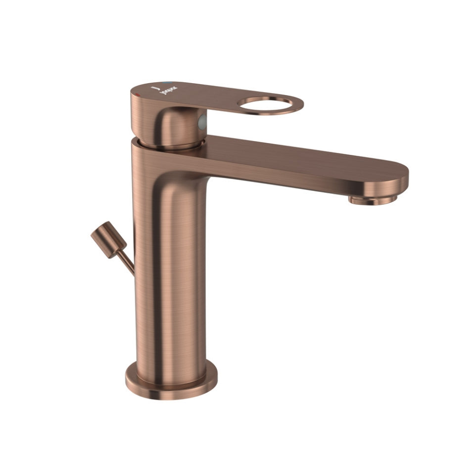 Jaquar Ornamix Prime Single Lever Basin Mixer with Popup - Antique Copper