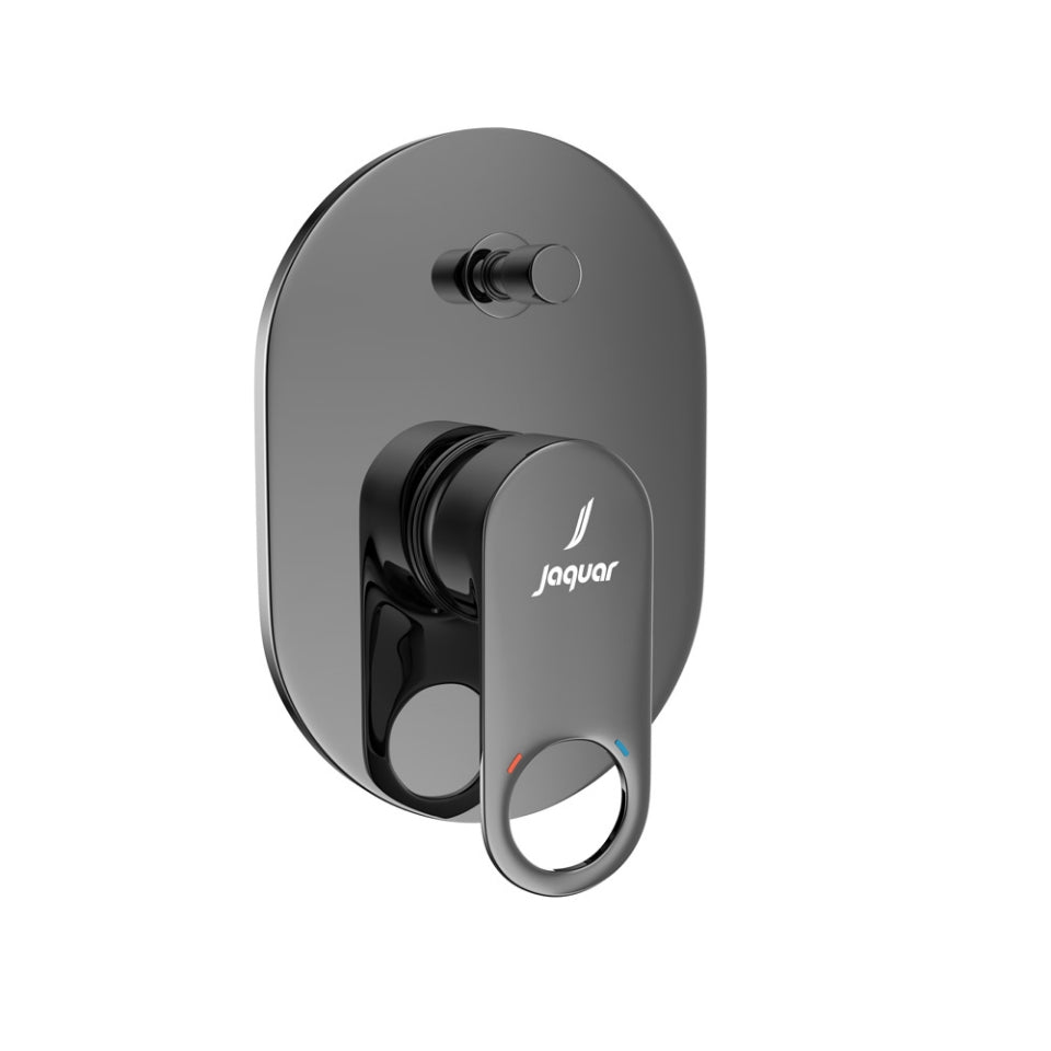Jaquar Ornamix Prime Single Lever Exposed Parts Kit of Hi-flow Diverter - Black Chrome