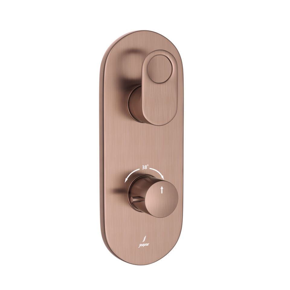 Jaquar Ornamix Prime Thermostatic Shower Mixer - Antique Copper