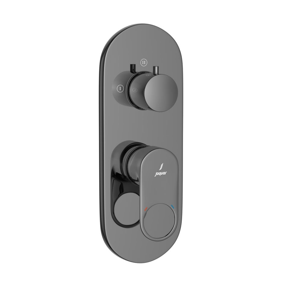 Jaquar Ornamix Prime Aquamax Single Lever Shower Mixer - Black Chrome