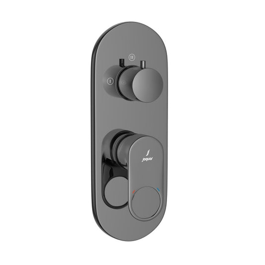 Jaquar Ornamix Prime Aquamax Single Lever Shower Mixer - Black Chrome