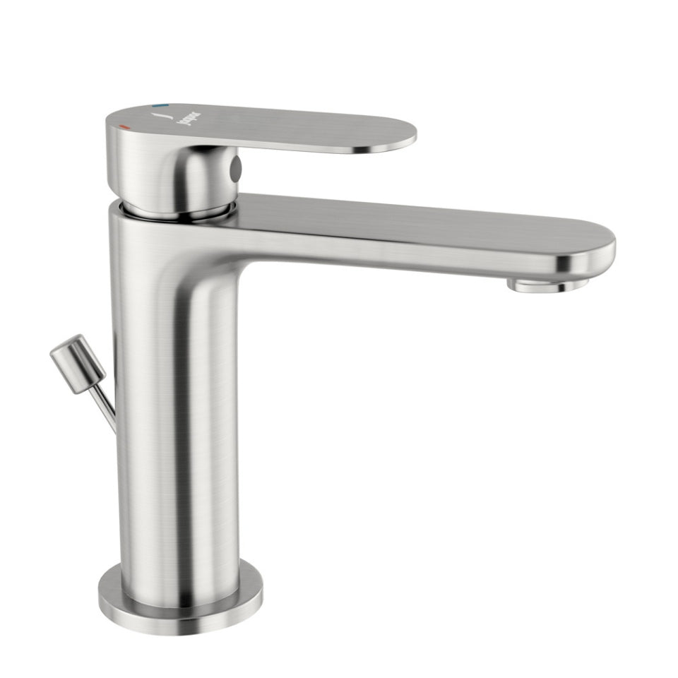 Jaquar Opal Prime Single Lever Basin Mixer with Popup Waste - Stainless Steel
