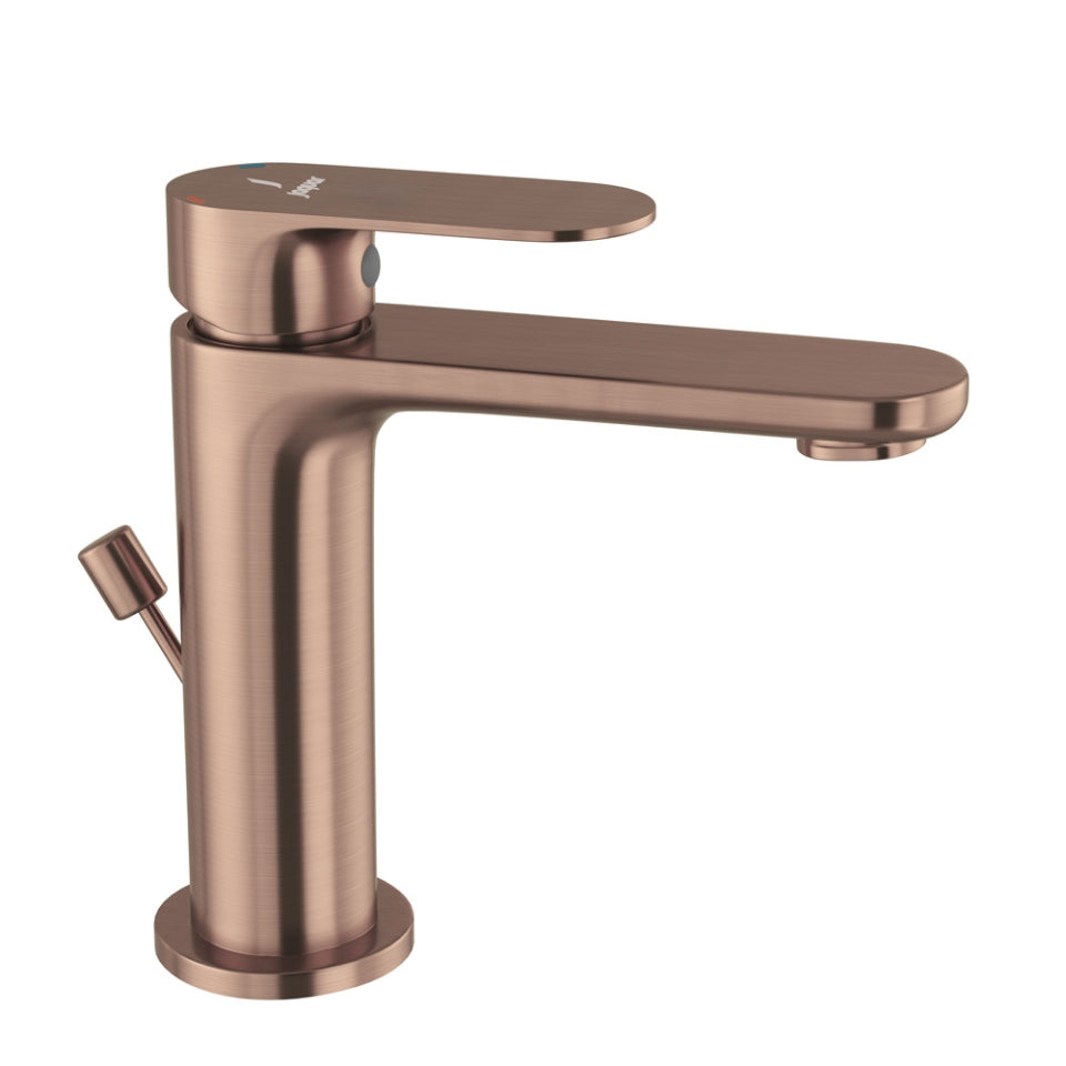 Jaquar Opal Prime Single Lever Basin Mixer with Popup Waste - Antique Copper