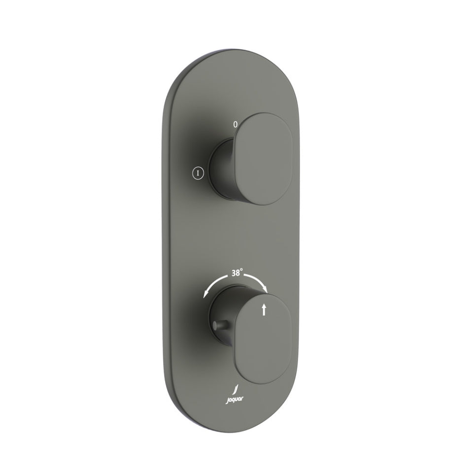 Jaquar Opal Prime Aquamax Thermostatic Shower Mixer - Graphite
