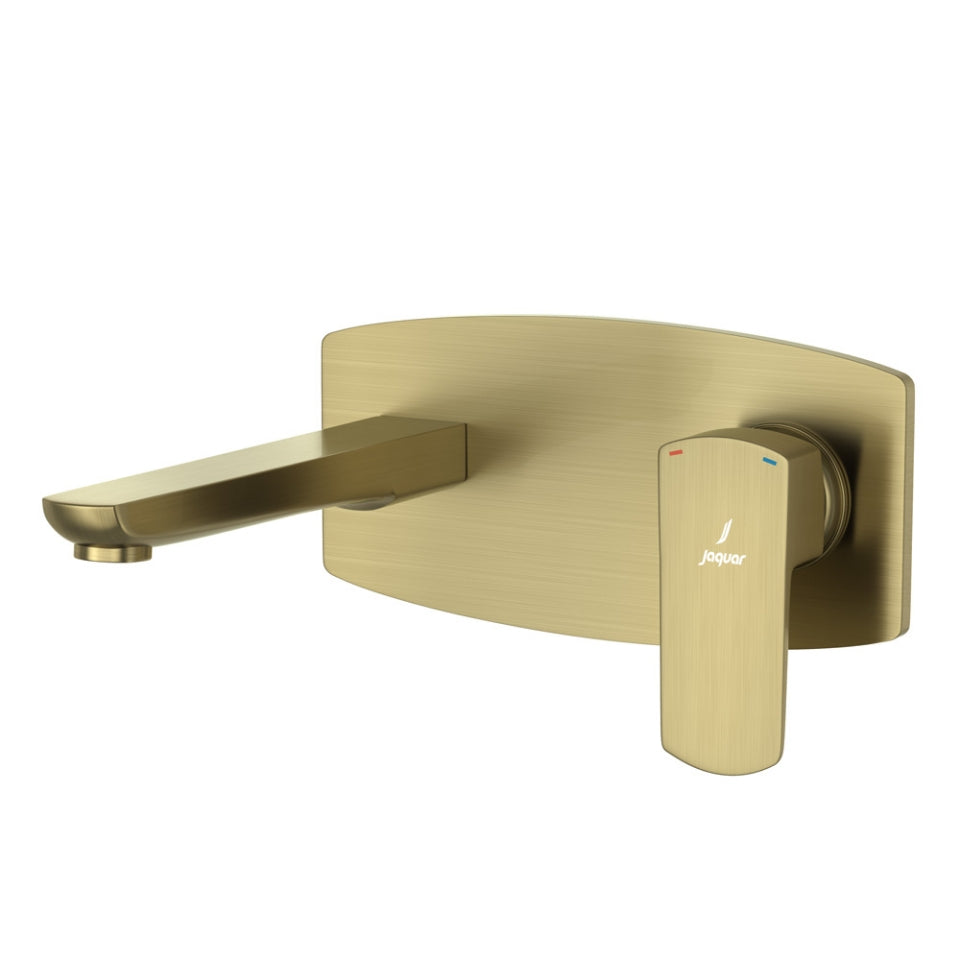 Jaquar Kubix Prime Exposed Part Kit of Single Lever Basin Mixer Wall Mounted - Antique Bronze