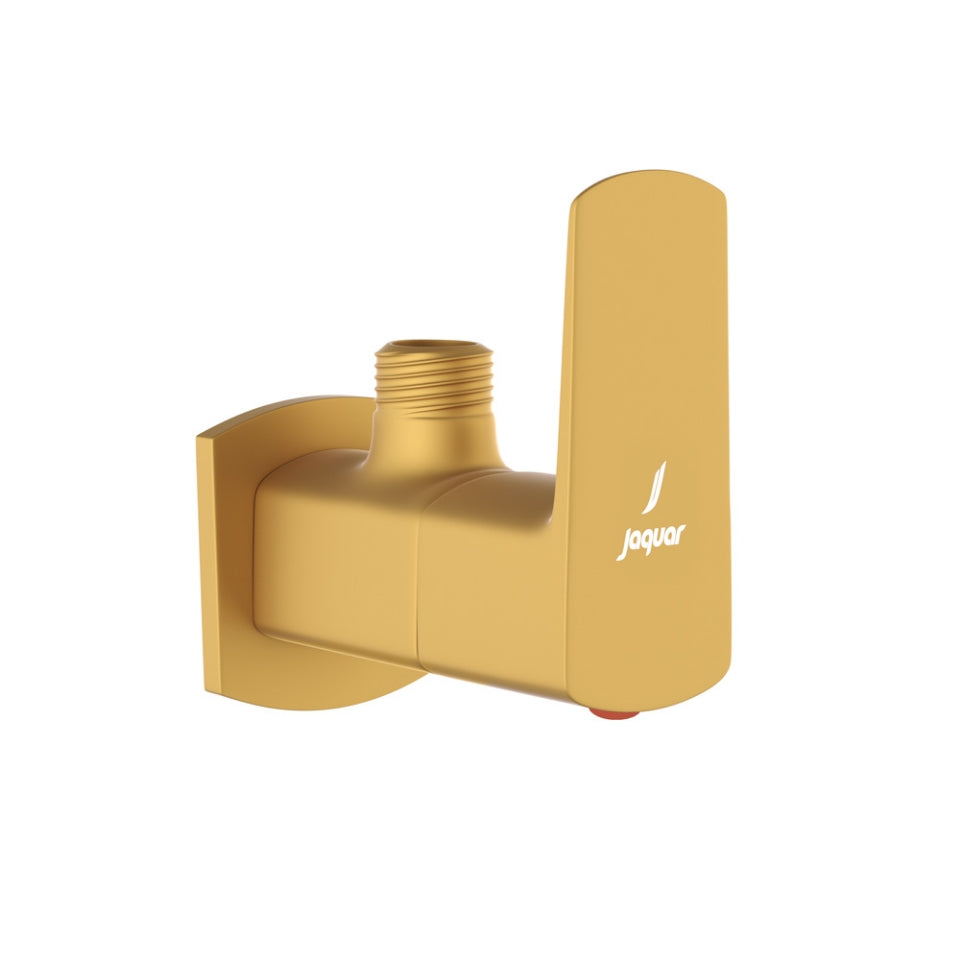 Jaquar Kubix Prime Angular Stop Cock - Gold Matt PVD