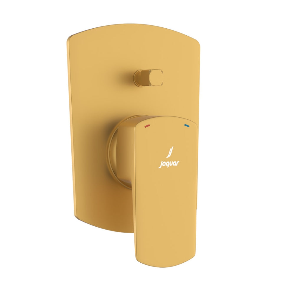 Jaquar Kubix Prime Single Lever Exposed Parts Kit of Hi-flow Diverter - Gold Matt PVD