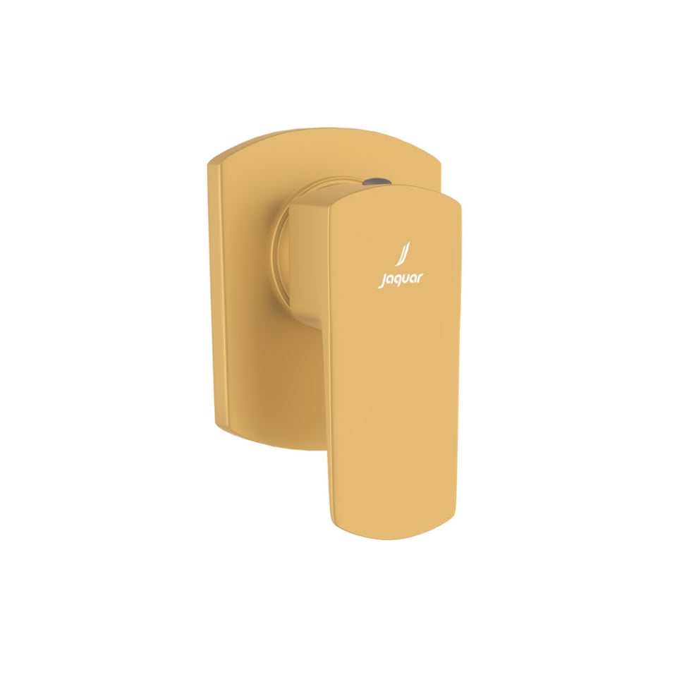 Jaquar Kubix Prime Exposed Part Kit of Concealed Stop Cock & Flush Cock - Gold Matt PVD