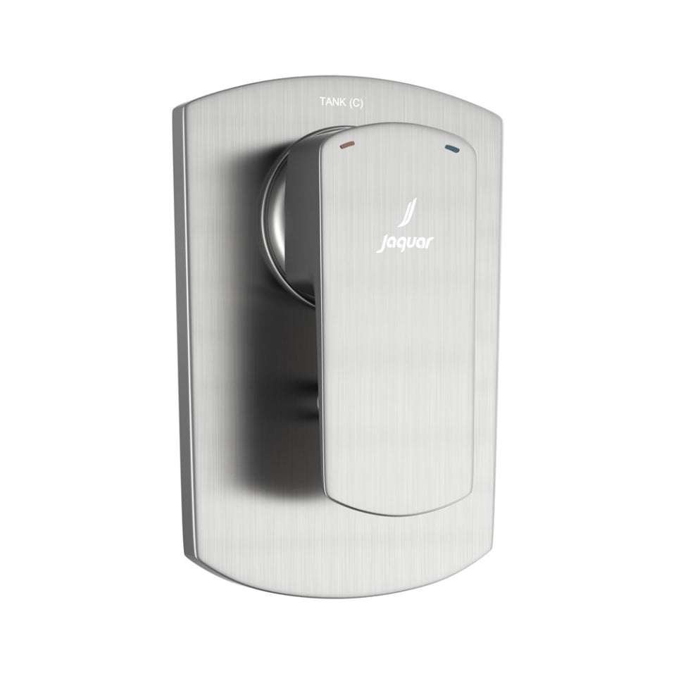 Jaquar Kubix Prime Single Lever 3-inlet Diverter - Stainless Steel