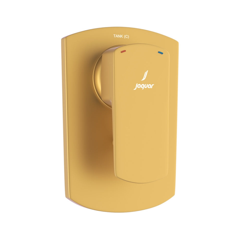 Jaquar Kubix Prime Single Lever 3-inlet Diverter - Gold Matt PVD