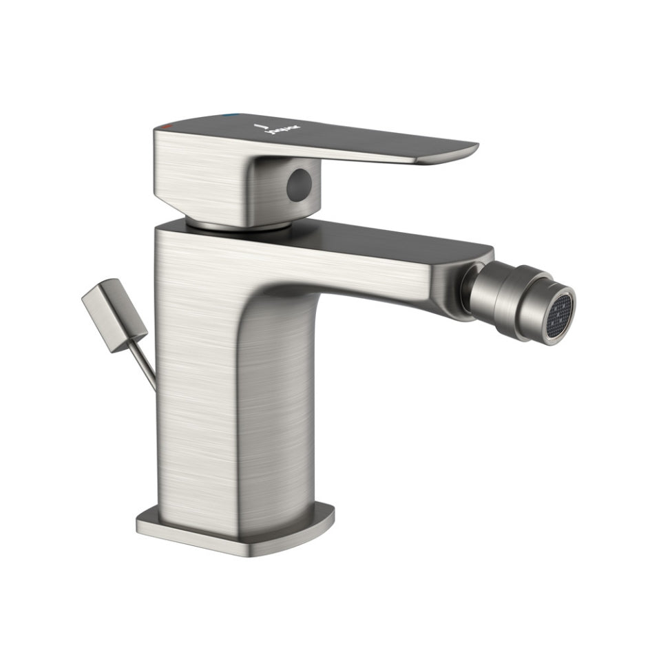 Jaquar Kubix Prime Single Lever 1-Hole Bidet Mixer - Stainless Steel