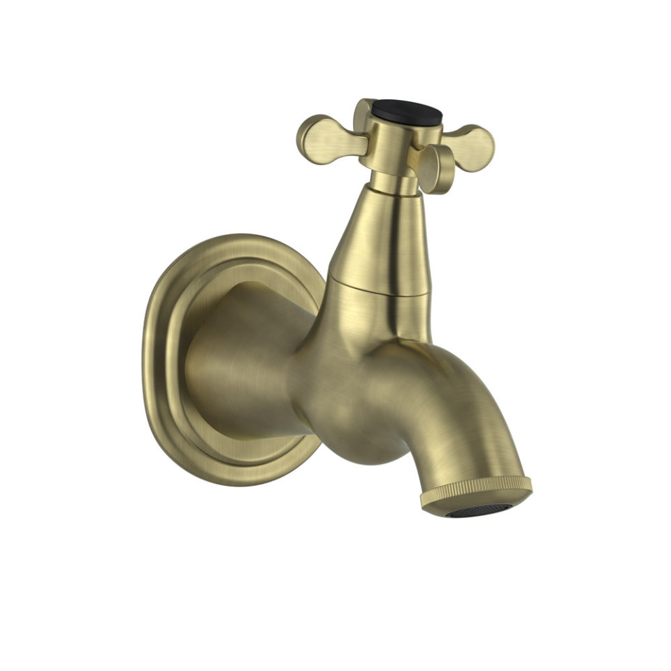 Jaquar Queens Prime Bib Cock - Antique Bronze