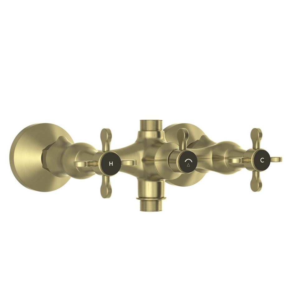 Jaquar Queens Prime Exposed Wall Mixer - Antique Bronze