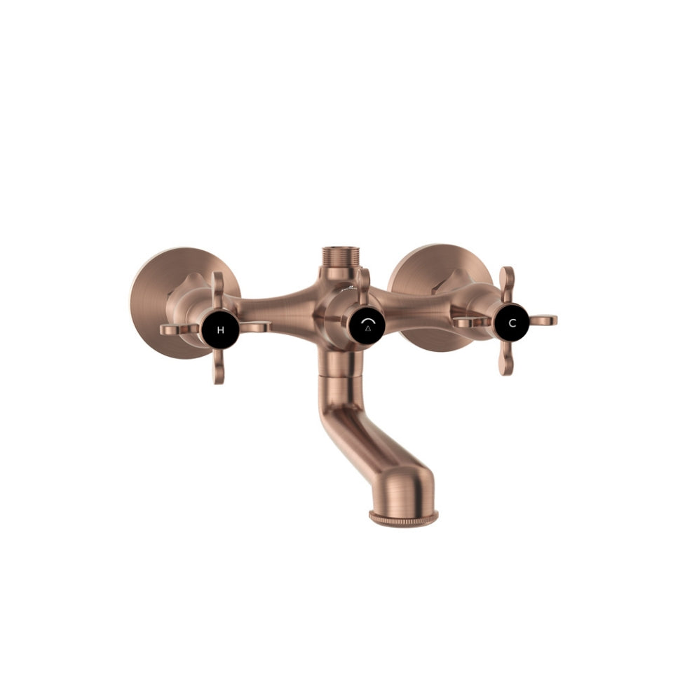 Jaquar Queens Prime Wall Mixer - Antique Copper