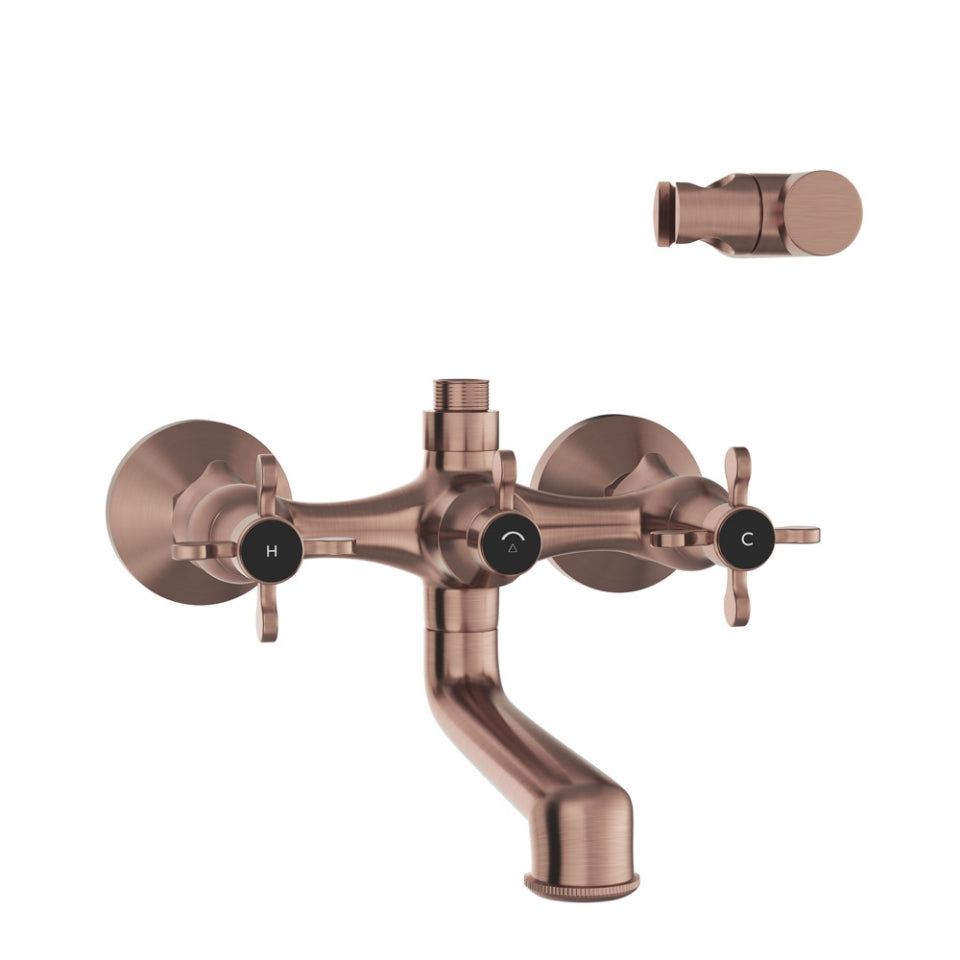 Jaquar Queens Prime Wall Mixer - Antique Copper