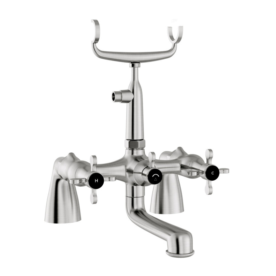 Jaquar Queens Prime Bath Tub Mixer - Stainless Steel