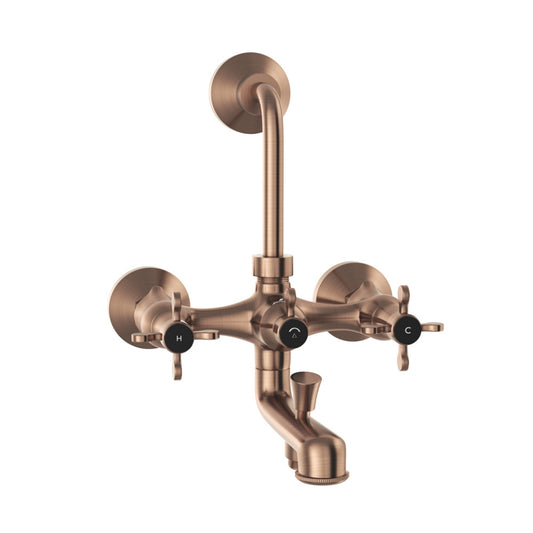 Jaquar Queens Prime Wall Mixer 3-in-1 System - Antique Copper