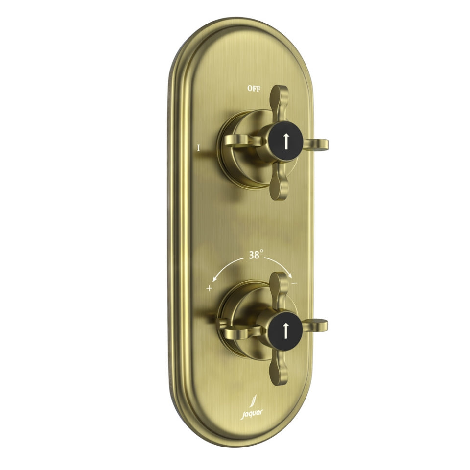 Jaquar Queens Prime Aquamax Thermostatic Shower Mixer - Antique Bronze