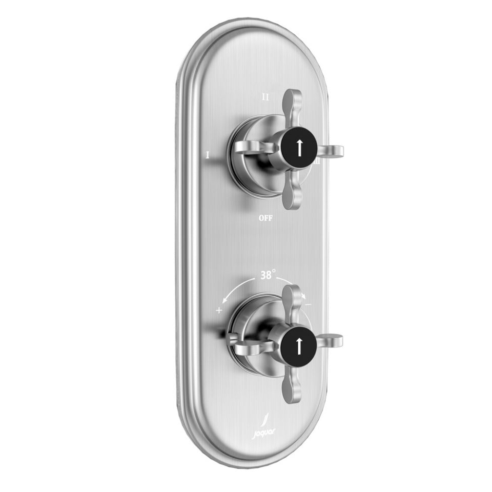 Jaquar Queens Prime Aquamax Thermostatic Shower Mixer - Stainless Steel