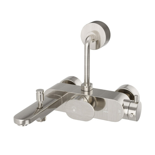 Jaquar Opal Prime Exposed Thermostatic Bath & Shower Mixer 3-in-1 System - Stainless Steel (OPP-SSF-15663PMWBP)