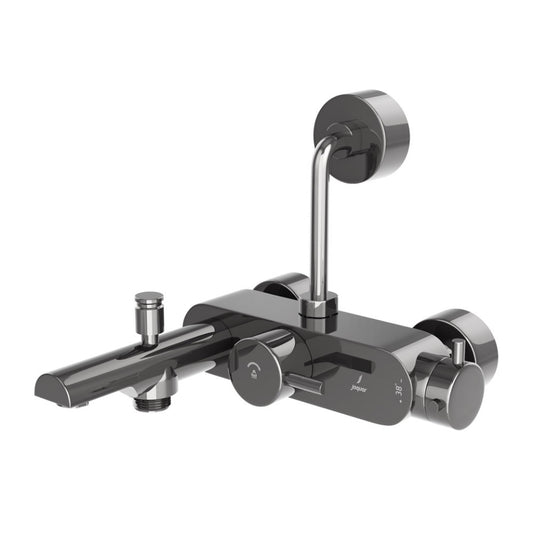 Jaquar Florentine Prime Exposed Thermostatic Bath & Shower Mixer 3-in-1 - Black Chrome (FLP-BCH-5663PMWBP)