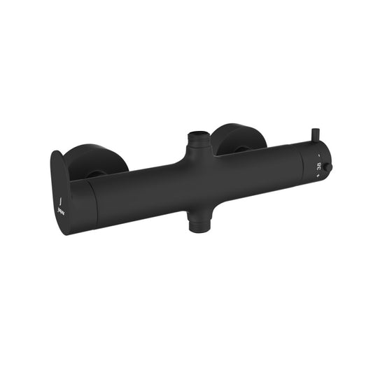 Jaquar Opal Prime Multifunction Thermostatic Shower Mixer - Black Matt (OPP-BLM-15653PM)