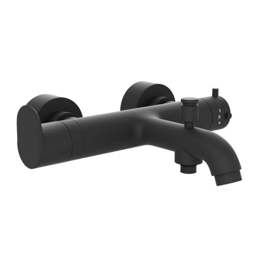 Jaquar Opal Prime Exposed Bath Shower Mixer (Wall Mounted) - Black Matt (OPP-BLM-15657PM)