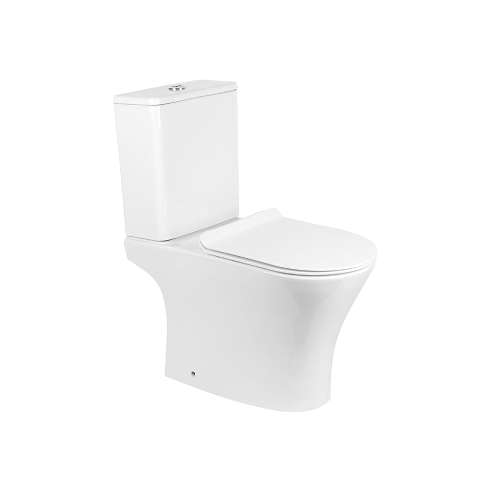 Jaquar Rimless Bowl With Cistern For Coupled WC - White (CNS-WHT-759S300UFSMZ)