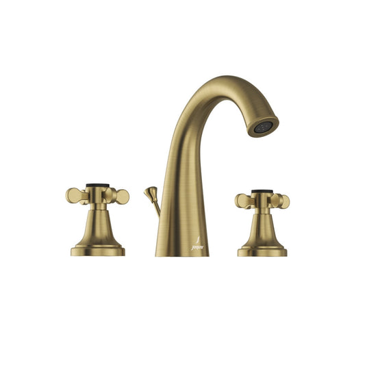 Jaquar Queens Prime 3-Hole Basin Mixer with Popup Waste System - Antique Bronze (QQP-ABR-7191PM)