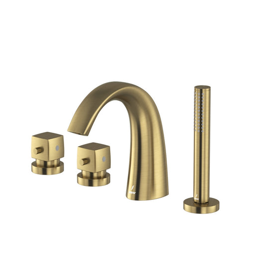 Jaquar Thermostatic Bath and Shower Mixer - Antique Bronze (ARC-ABR-87677)