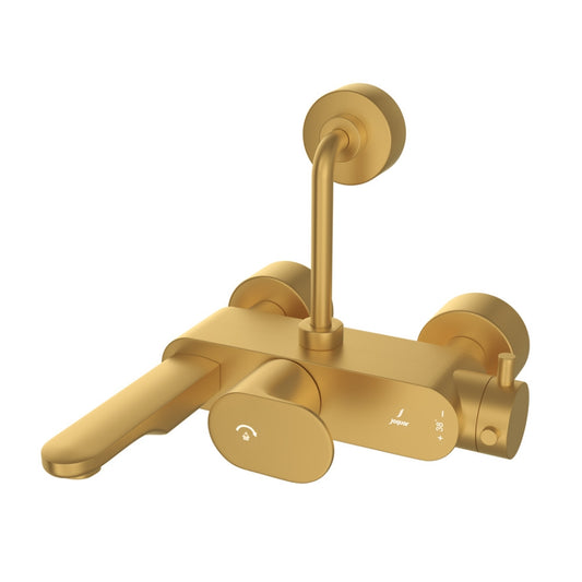Jaquar Opal Prime Exposed Thermostatic Bath & Shower Mixer - Gold Matt PVD (OPP-GMP-15615PMWBP)