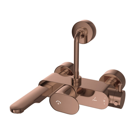 Jaquar Opal Prime Exposed Thermostatic Bath & Shower Mixer - Blush Gold Bright PVD (OPP-BGP-15615PMWBP)
