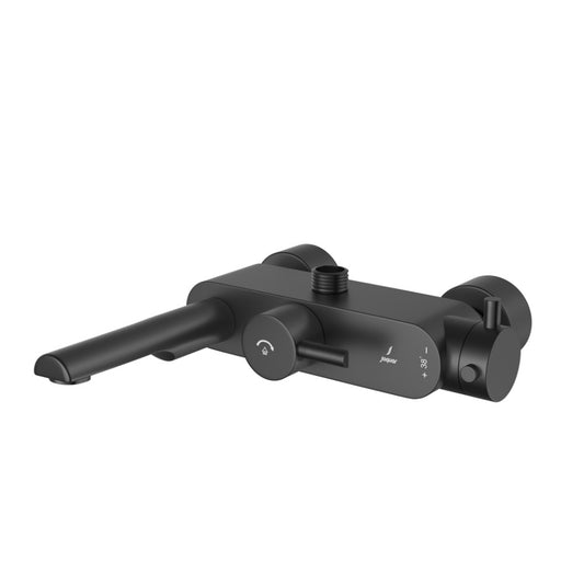 Jaquar Florentine Prime Exposed Thermostatic Bath & Shower Mixer - Black Matt (FLP-BLM-5615PM)