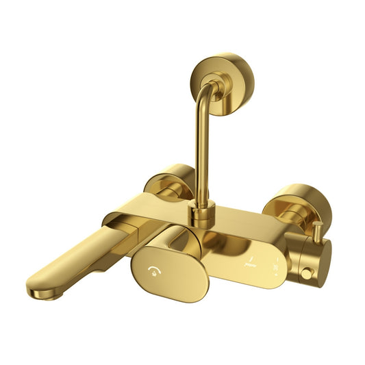Jaquar Opal Prime Exposed Thermostatic Bath & Shower Mixer - Gold Bright PVD (OPP-GBP-15615PMWBP)