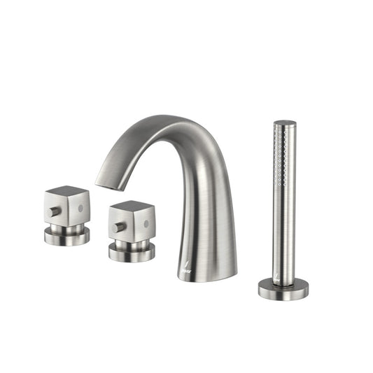 Jaquar Thermostatic Bath and Shower Mixer - Stainless Steel (ARC-SSF-87677)