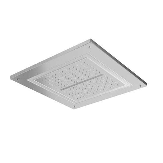 Jaquar Duoflo Shower Square Shape (OHS-BMP-1687) - shown in Chrome finish; supplied in Blush Gold Matt PVD