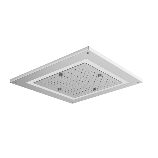 Jaquar Duoflo Shower Square Shape (OHS-BMP-1685) - shown in Chrome finish; supplied in Blush Gold Matt PVD