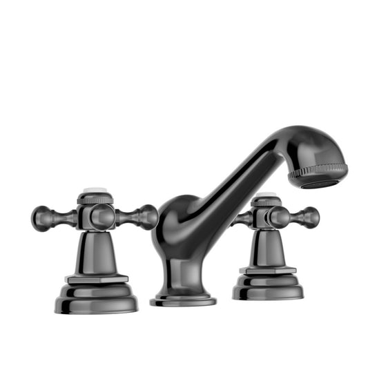 Jaquar Queens 3-Hole Basin Mixer -Chrome - Black Chrome (QQT-BCH-7189)