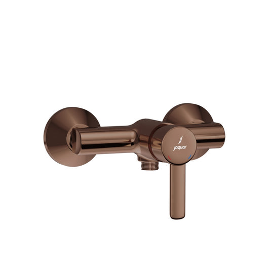 Jaquar Fusion Prime Single Lever Exposed Shower Mixer - Blush Gold Bright PVD (FUP-BGP-29149PM)